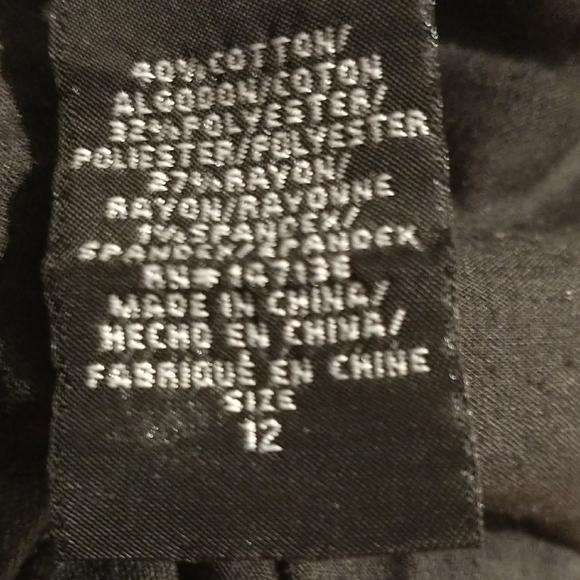 1822 Denim Black Skinny Jeans with Silver Hardware - Picture 5 of 5